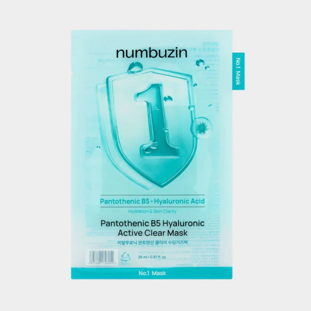 Numbuzin No.1 Pantothenic B5 Hyaluronic Active Clear Mask