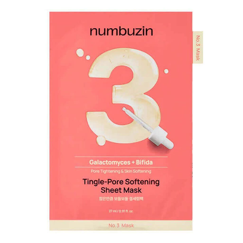 Numbuzin No.3 Tingle-Pore Softening Sheet Mask